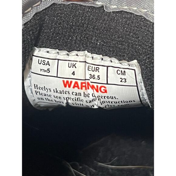 Heelys Camo Print Skate Shoes Youth Boys Girls Youth Size 5 Black White - Picture 13 of 13